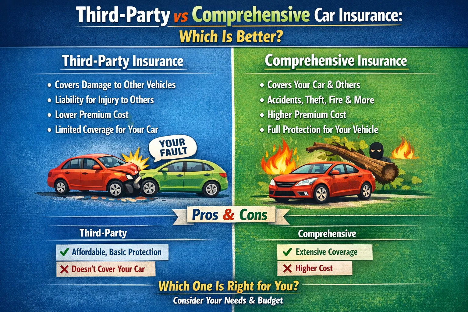 Third-Party vs Comprehensive Car Insurance: Which Is Better? Thumbnail